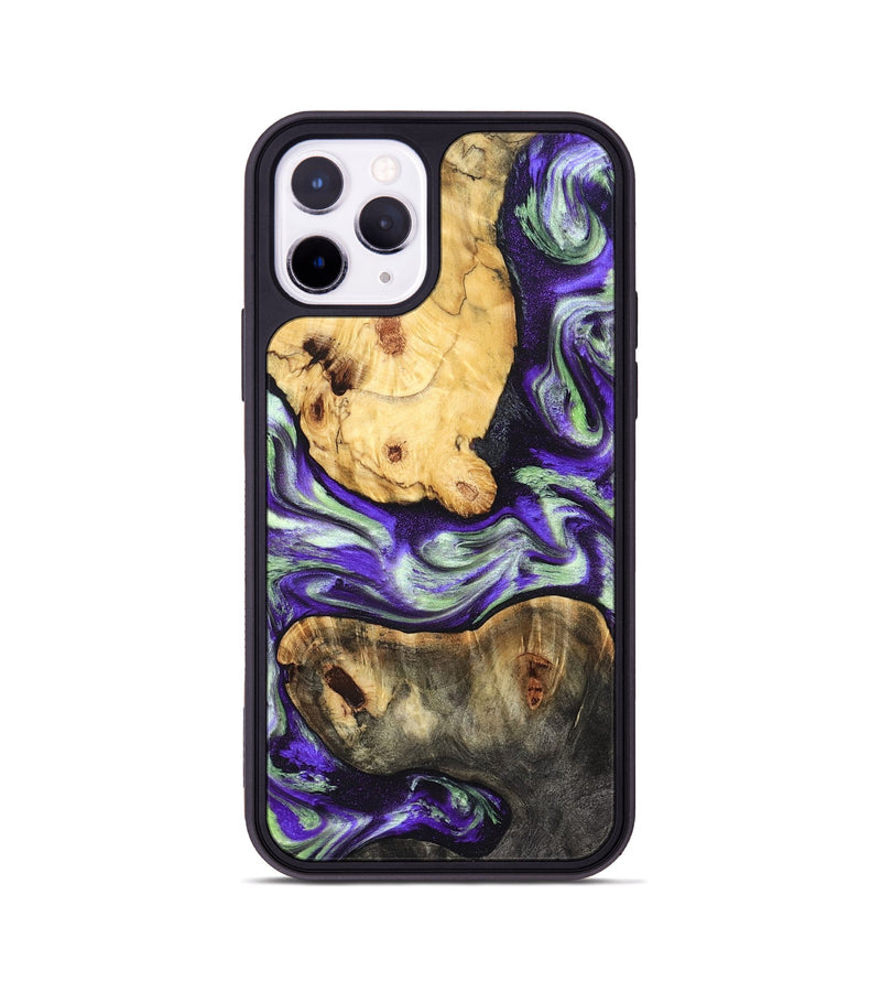 iPhone 11 Pro Wood Phone Case - Burt (Purple, 831774)