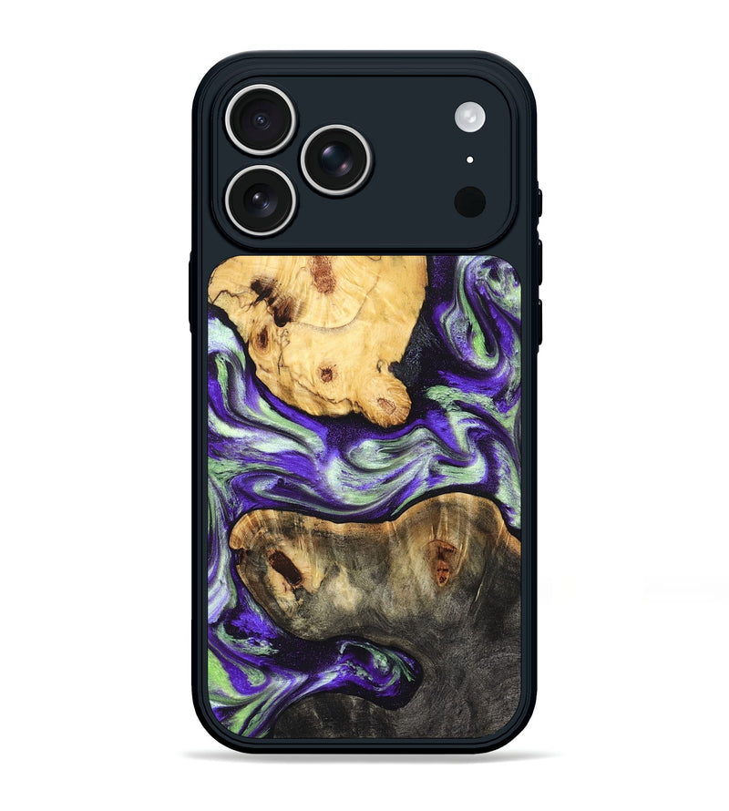 iPhone 17 Pro Max Wood Phone Case - Burt (Purple, 831774)