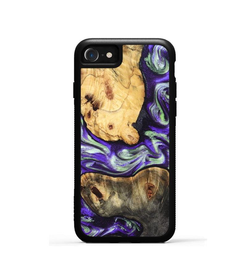 iPhone SE Wood Phone Case - Burt (Purple, 831774)