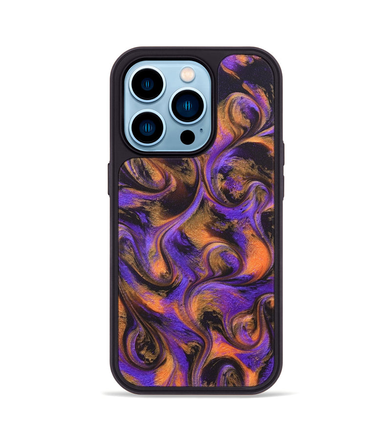 iPhone 14 Pro ResinArt Phone Case - Emerie (Purple, 831775)
