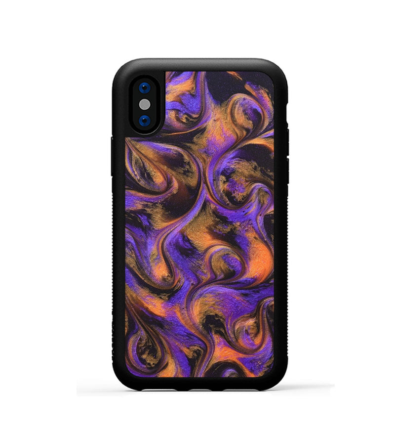 iPhone Xs ResinArt Phone Case - Emerie (Purple, 831775)