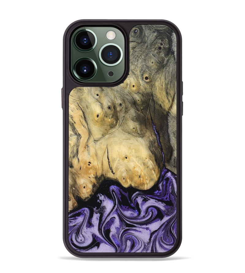 iPhone 13 Pro Max Wood Phone Case - Andres (Purple, 831776)