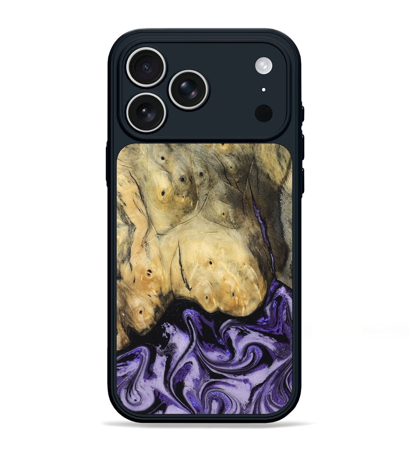 iPhone 17 Pro Max Wood Phone Case - Andres (Purple, 831776)
