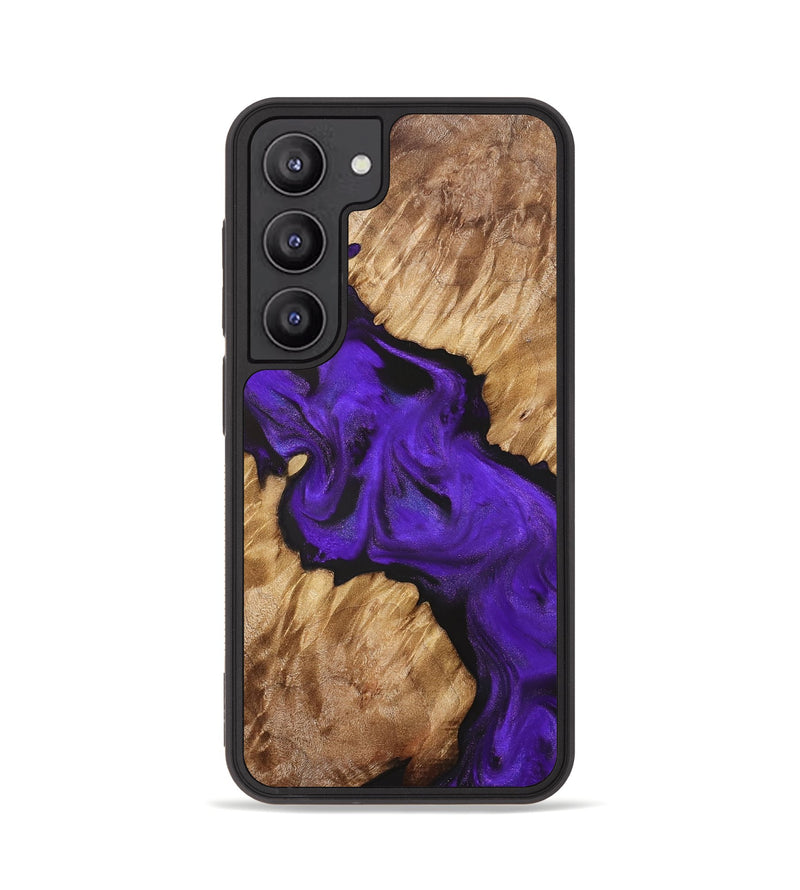 Galaxy S23 Wood Phone Case - Helene (Purple, 831777)