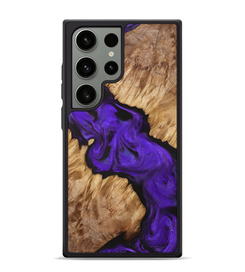 Galaxy S24 Ultra Wood Phone Case - Helene (Purple, 831777)
