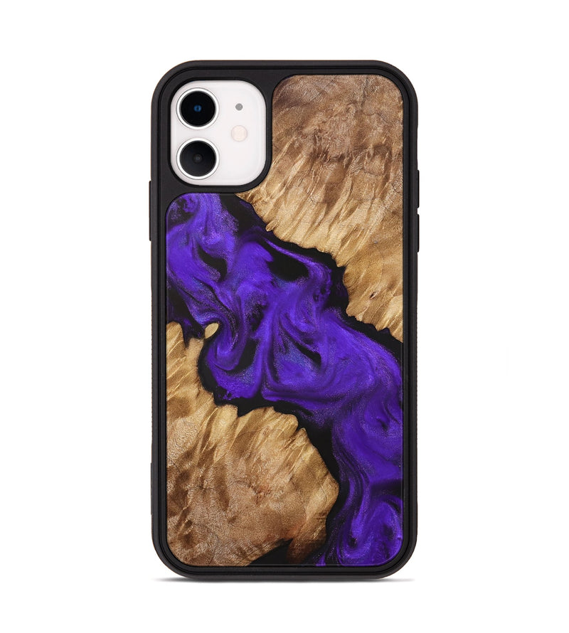 iPhone 11 Wood Phone Case - Helene (Purple, 831777)