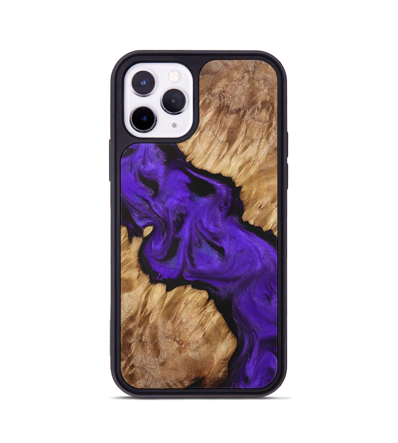 iPhone 11 Pro Wood Phone Case - Helene (Purple, 831777)