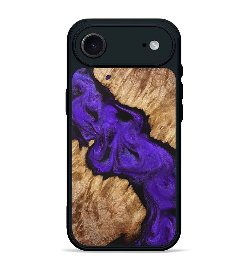 iPhone 17 Air Wood Phone Case - Helene (Purple, 831777)