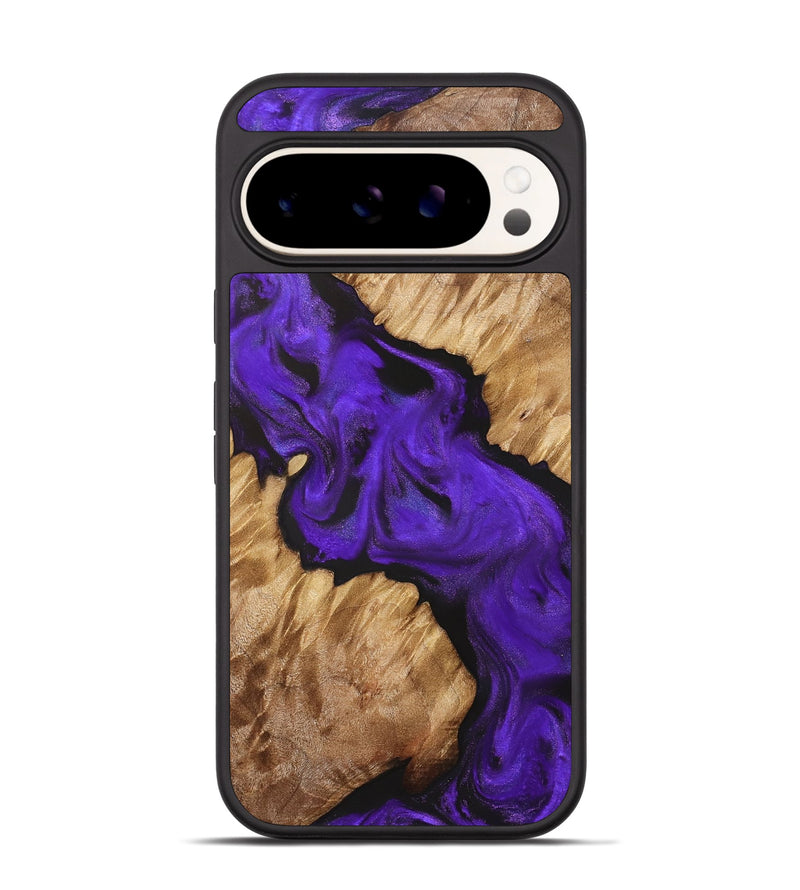 Pixel 9 Wood Phone Case - Helene (Purple, 831777)