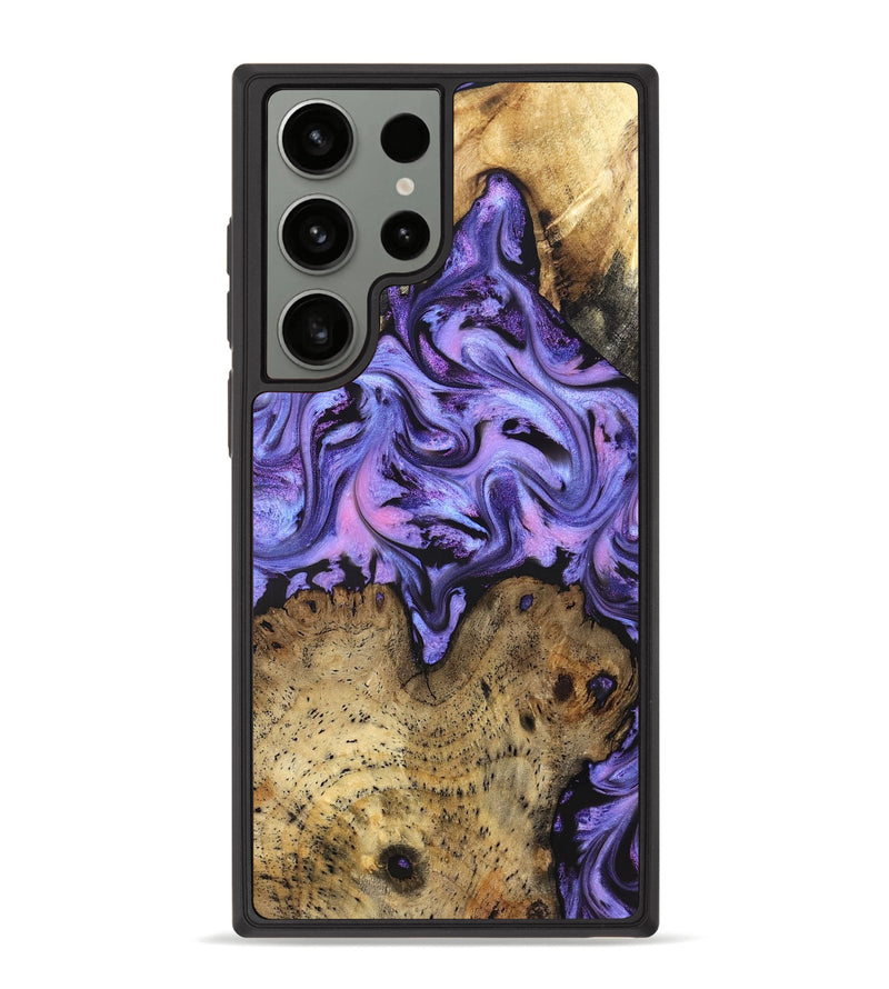 Galaxy S23 Ultra Wood Phone Case - Deloris (Purple, 831778)