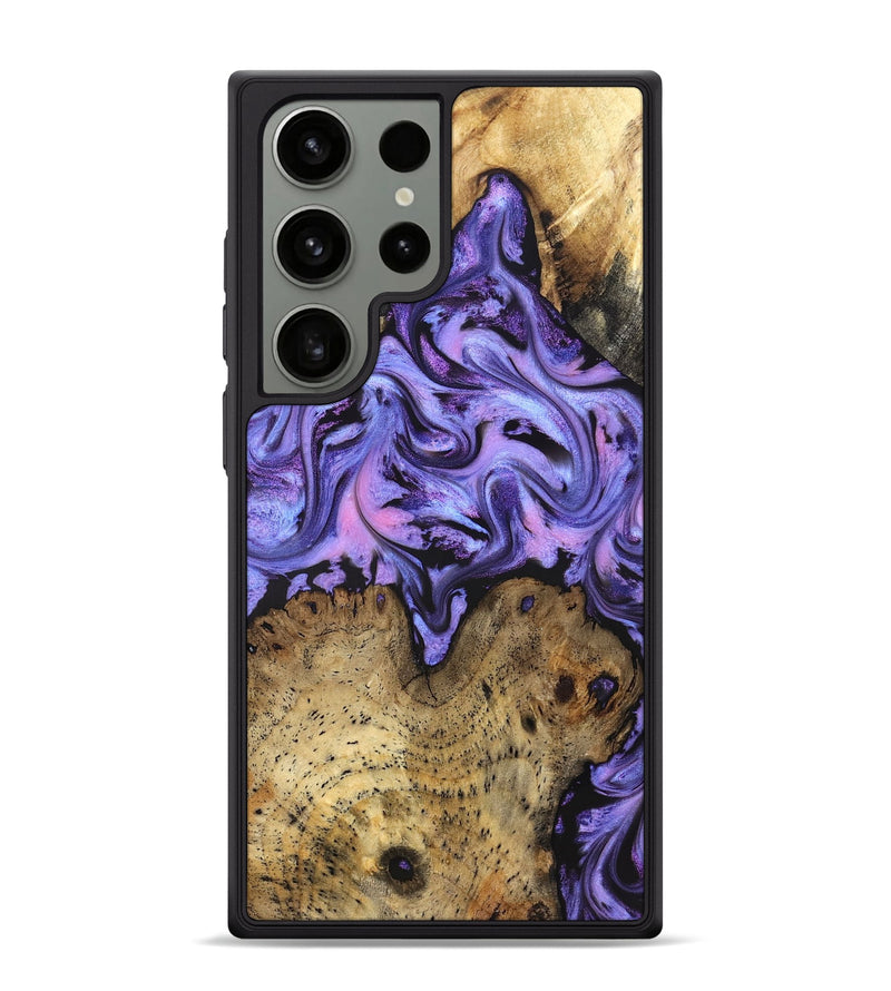Galaxy S24 Ultra Wood Phone Case - Deloris (Purple, 831778)