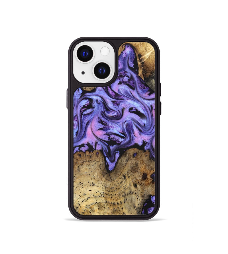 iPhone 13 mini Wood Phone Case - Deloris (Purple, 831778)