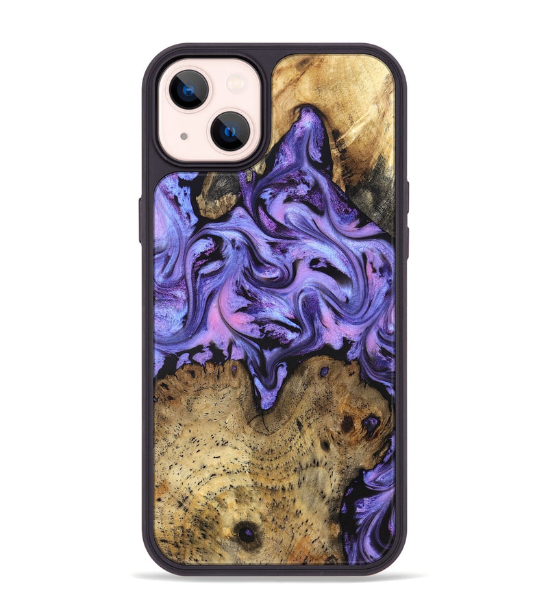 iPhone 14 Plus Wood Phone Case - Deloris (Purple, 831778)
