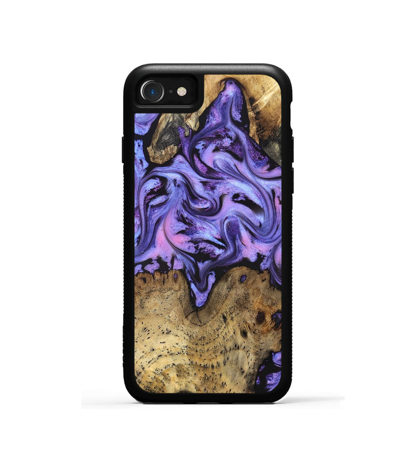 iPhone SE Wood Phone Case - Deloris (Purple, 831778)