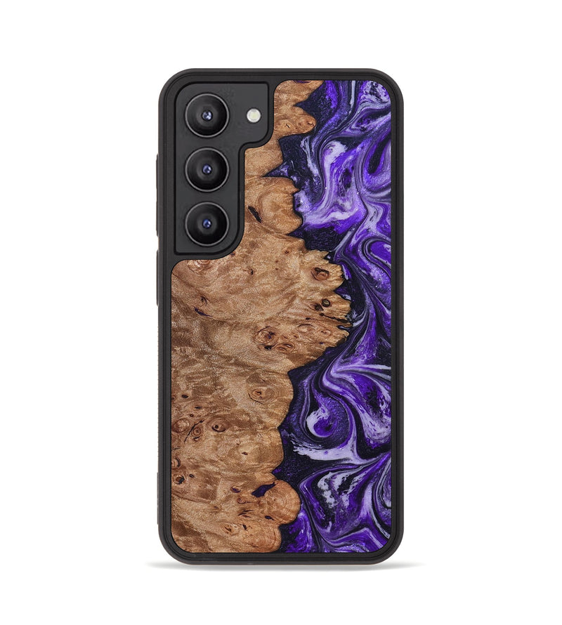 Galaxy S23 Wood Phone Case - Oma (Purple, 831779)