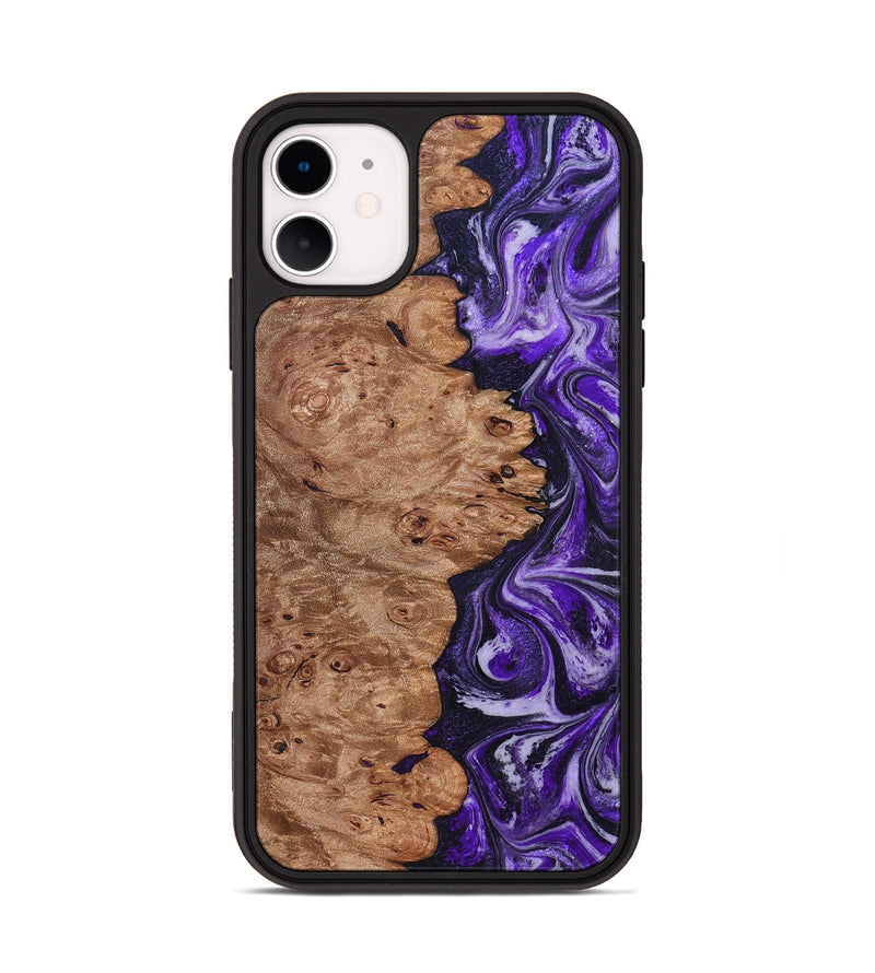 iPhone 11 Wood Phone Case - Oma (Purple, 831779)