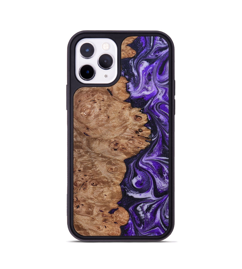 iPhone 11 Pro Wood Phone Case - Oma (Purple, 831779)