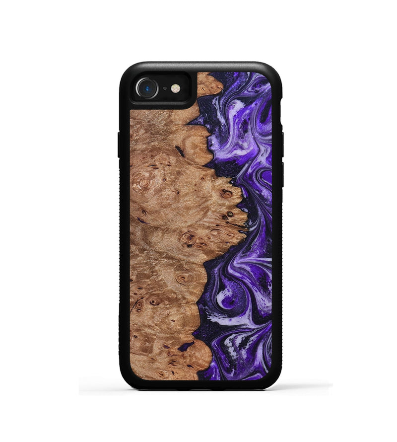 iPhone SE Wood Phone Case - Oma (Purple, 831779)