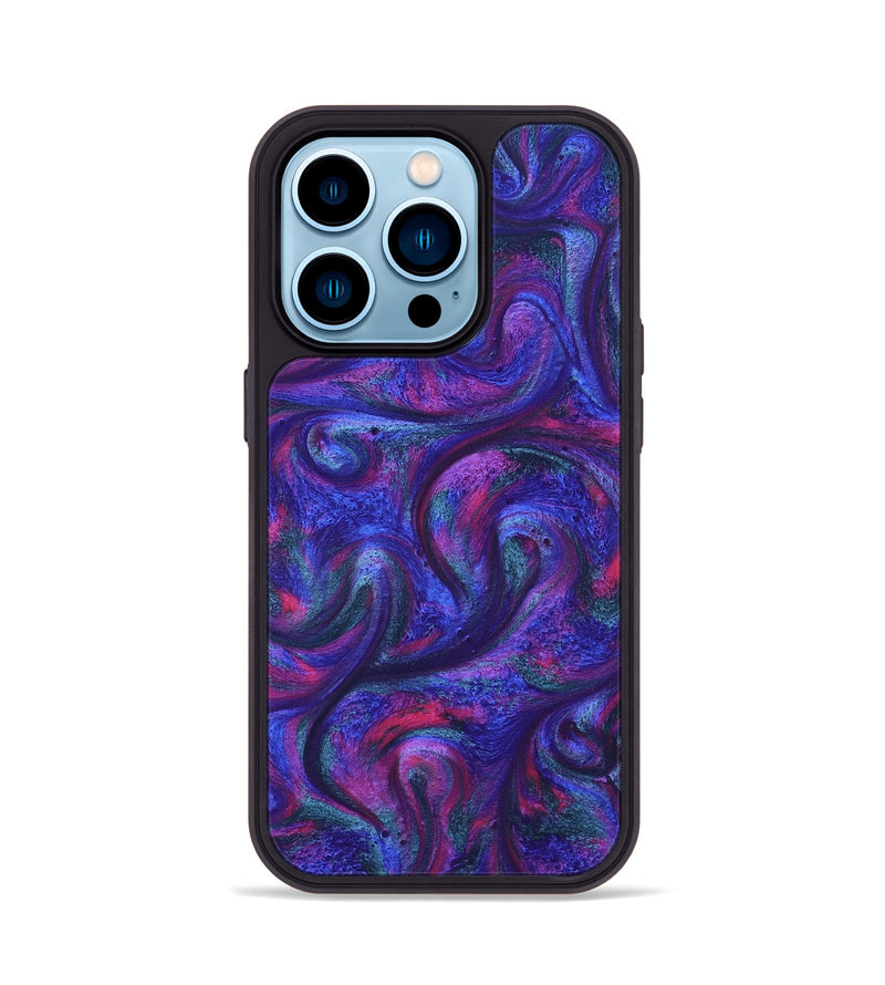iPhone 14 Pro ResinArt Phone Case - Mya (Purple, 831780)