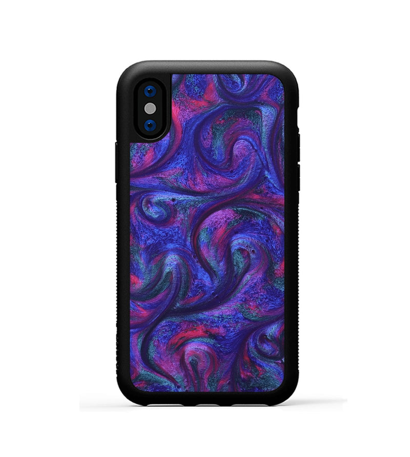 iPhone Xs ResinArt Phone Case - Mya (Purple, 831780)