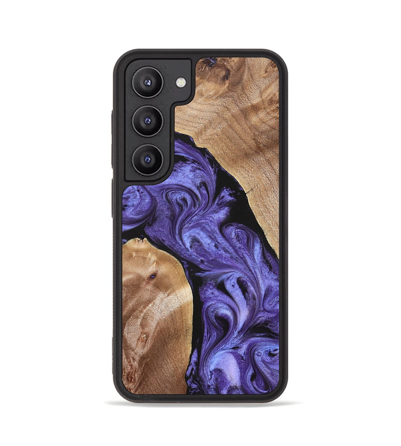 Galaxy S23 Wood Phone Case - Aric (Purple, 831781)