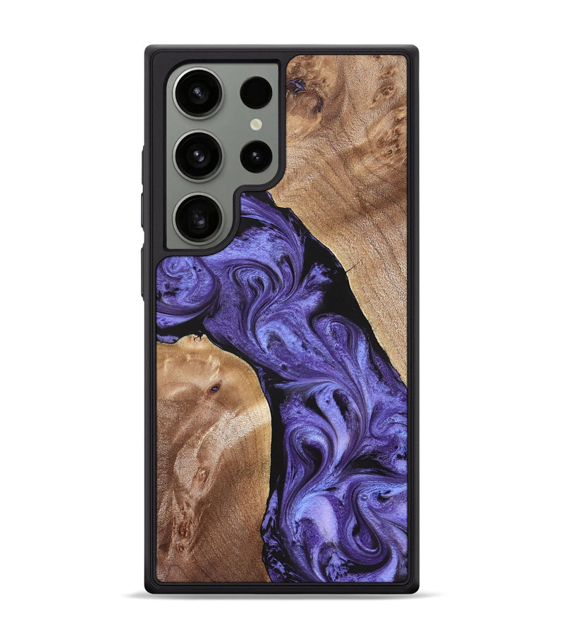 Galaxy S24 Ultra Wood Phone Case - Aric (Purple, 831781)