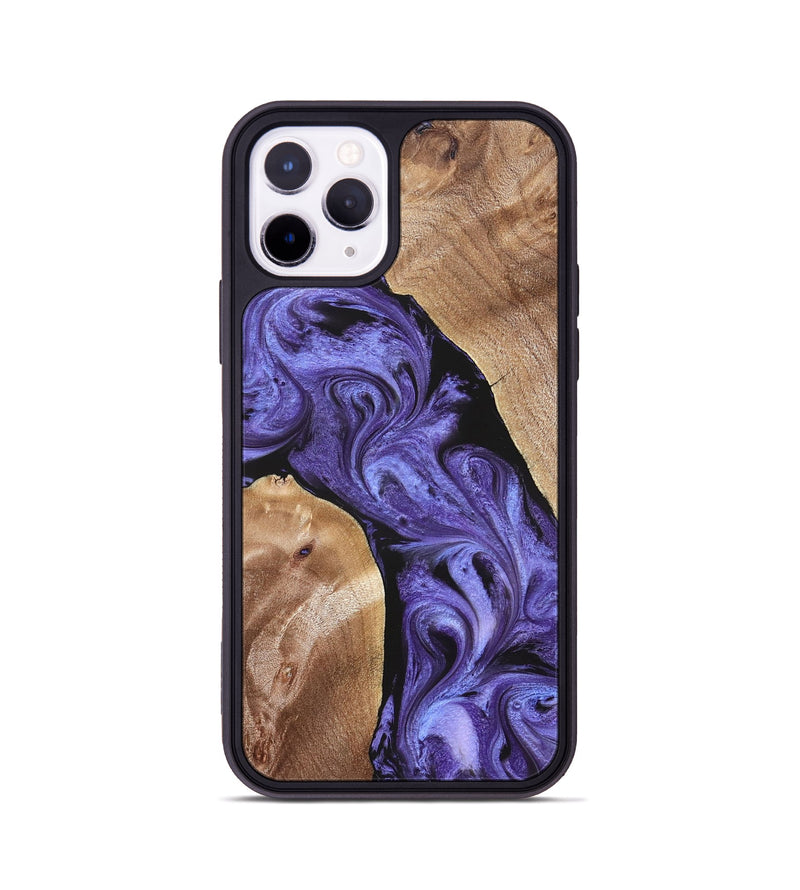 iPhone 11 Pro Wood Phone Case - Aric (Purple, 831781)