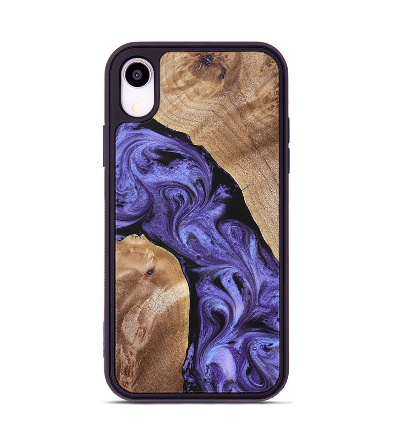 iPhone Xr Wood Phone Case - Aric (Purple, 831781)