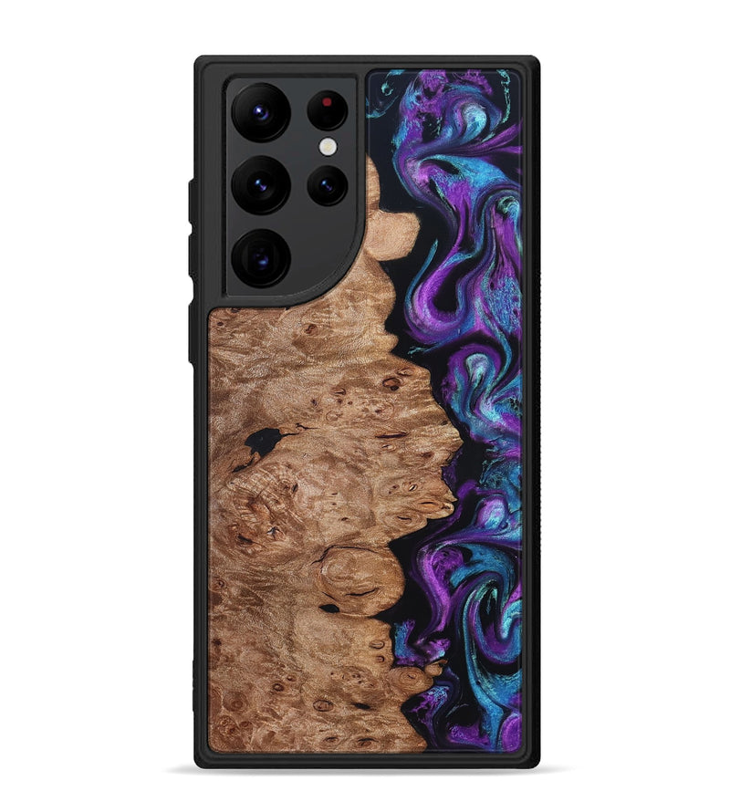 Galaxy S22 Ultra Wood Phone Case - Doyle (Purple, 831782)