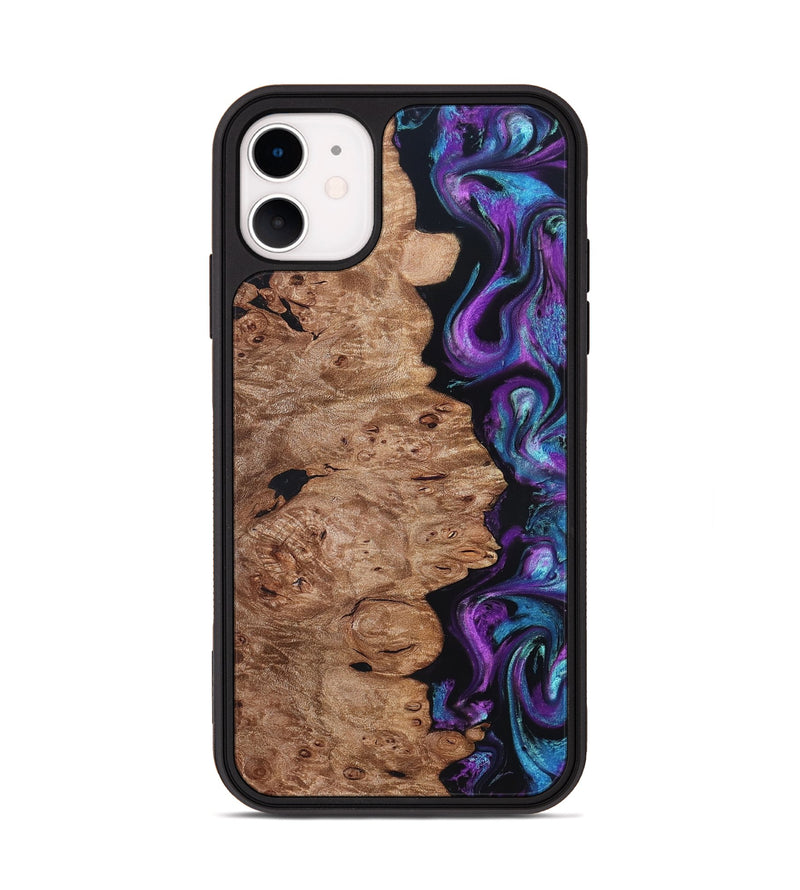 iPhone 11 Wood Phone Case - Doyle (Purple, 831782)