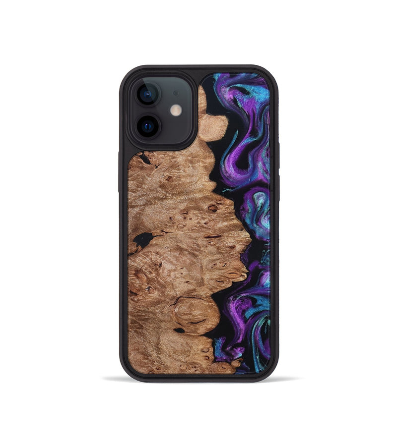 iPhone 12 mini Wood Phone Case - Doyle (Purple, 831782)