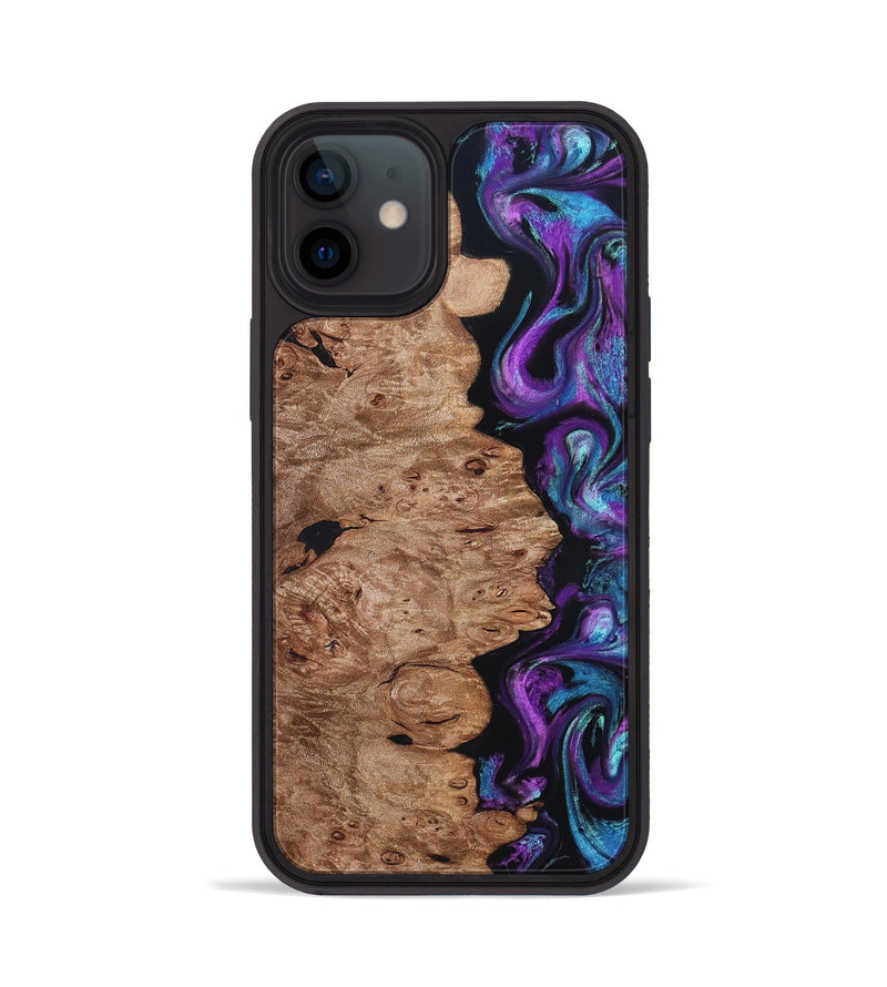 iPhone 12 Wood Phone Case - Doyle (Purple, 831782)