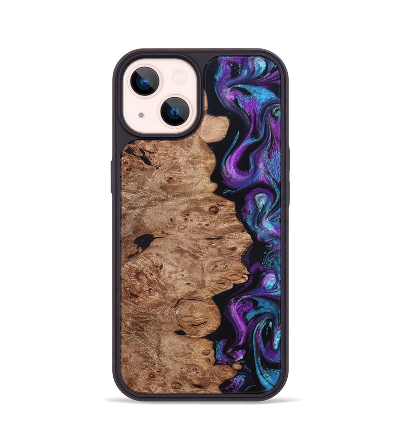 iPhone 14 Wood Phone Case - Doyle (Purple, 831782)