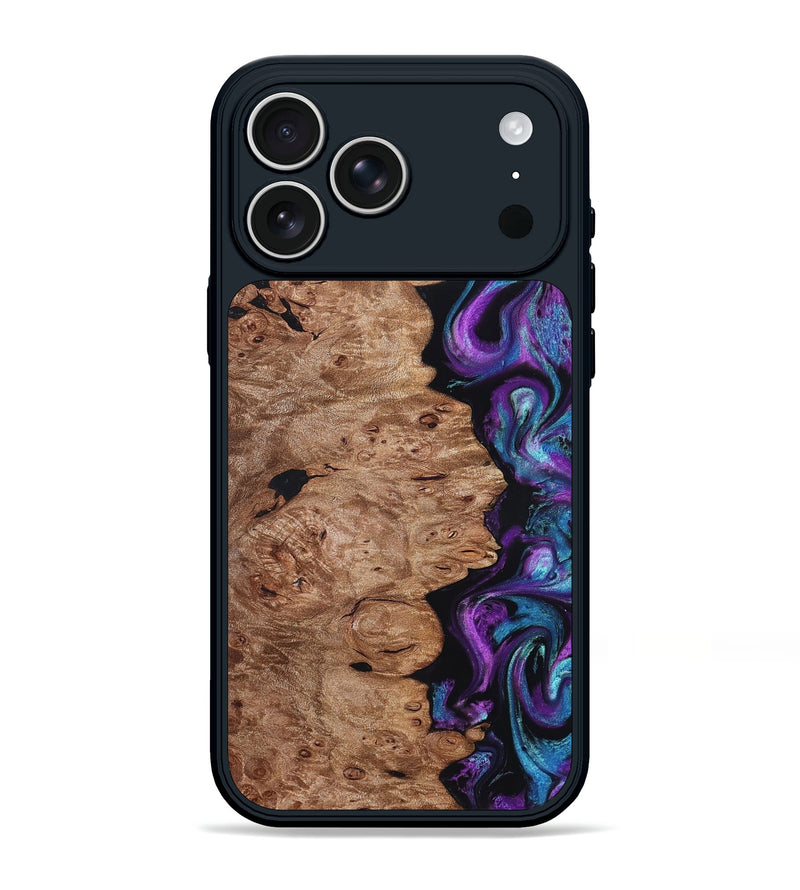 iPhone 17 Pro Max Wood Phone Case - Doyle (Purple, 831782)