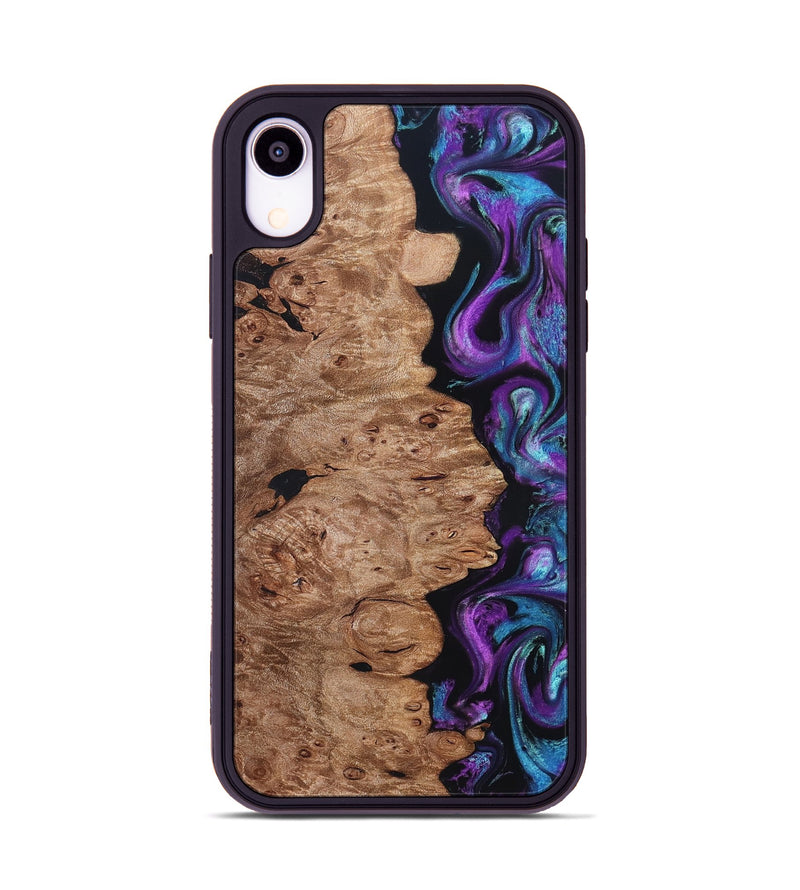 iPhone Xr Wood Phone Case - Doyle (Purple, 831782)