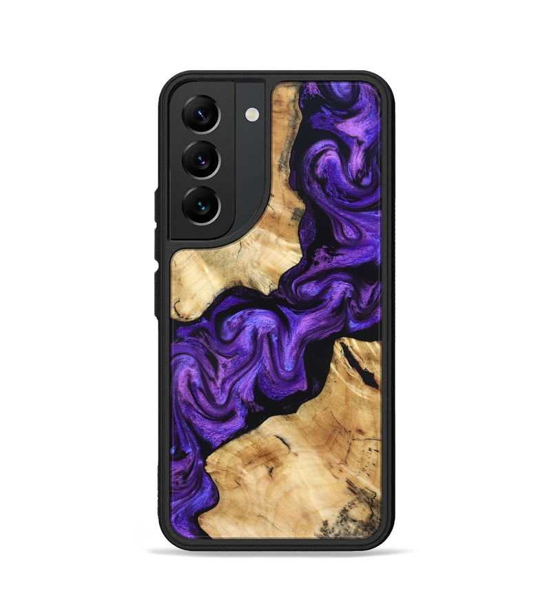 Galaxy S22 Wood Phone Case - Lucian (Purple, 831783)