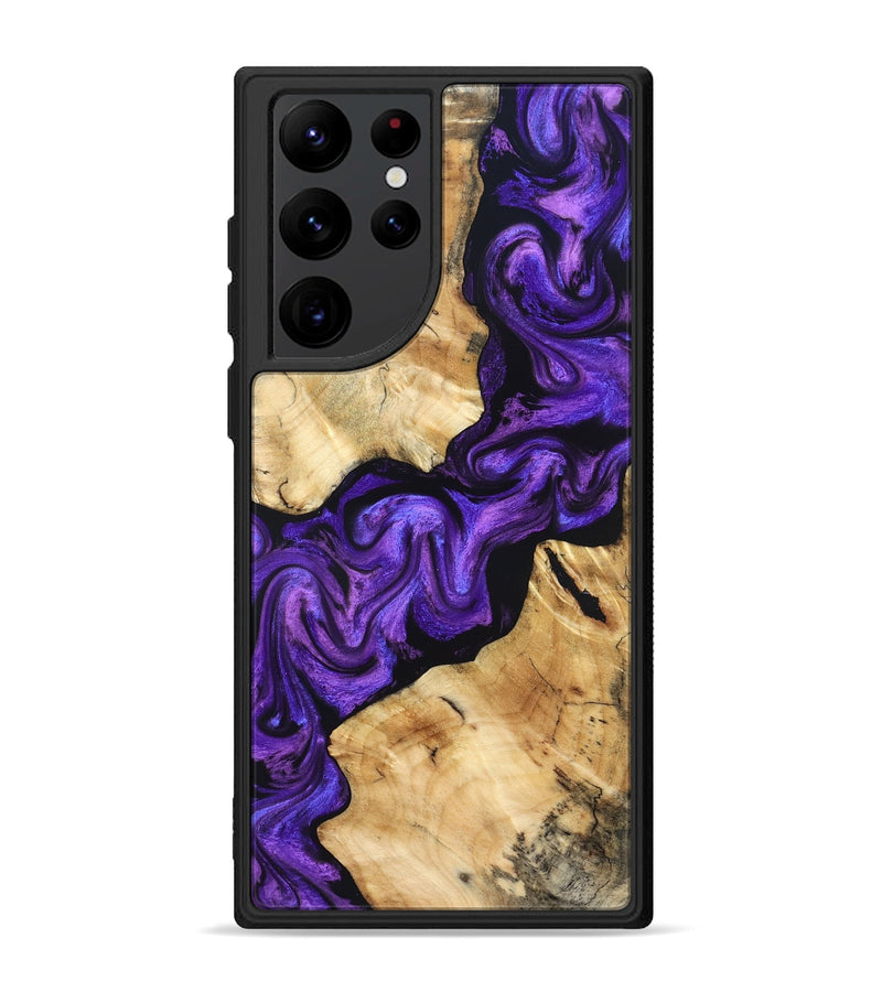 Galaxy S22 Ultra Wood Phone Case - Lucian (Purple, 831783)