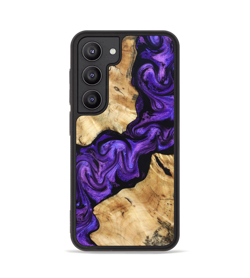 Galaxy S23 Wood Phone Case - Lucian (Purple, 831783)