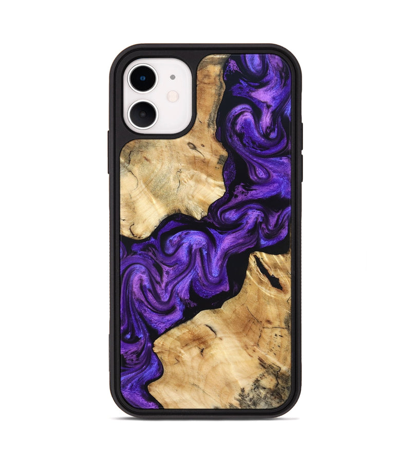 iPhone 11 Wood Phone Case - Lucian (Purple, 831783)