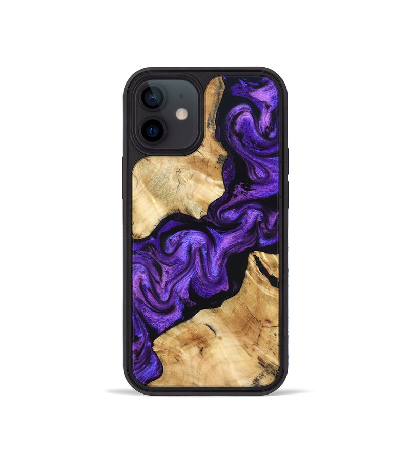 iPhone 12 mini Wood Phone Case - Lucian (Purple, 831783)