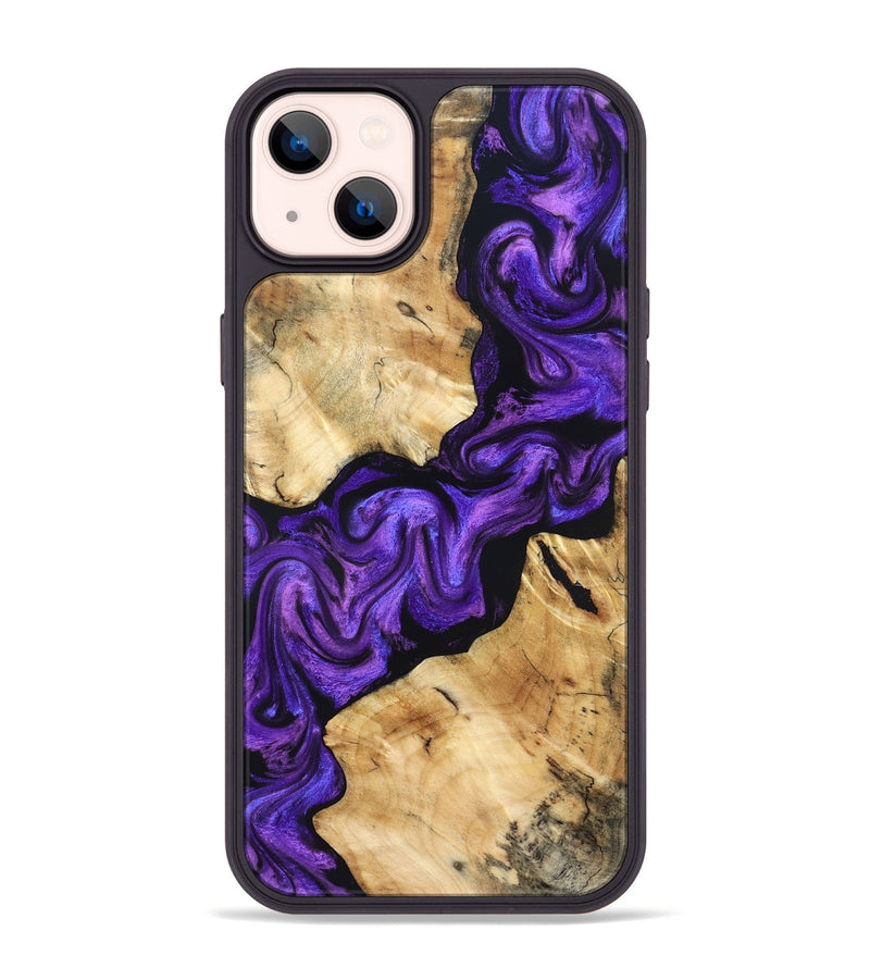 iPhone 14 Plus Wood Phone Case - Lucian (Purple, 831783)