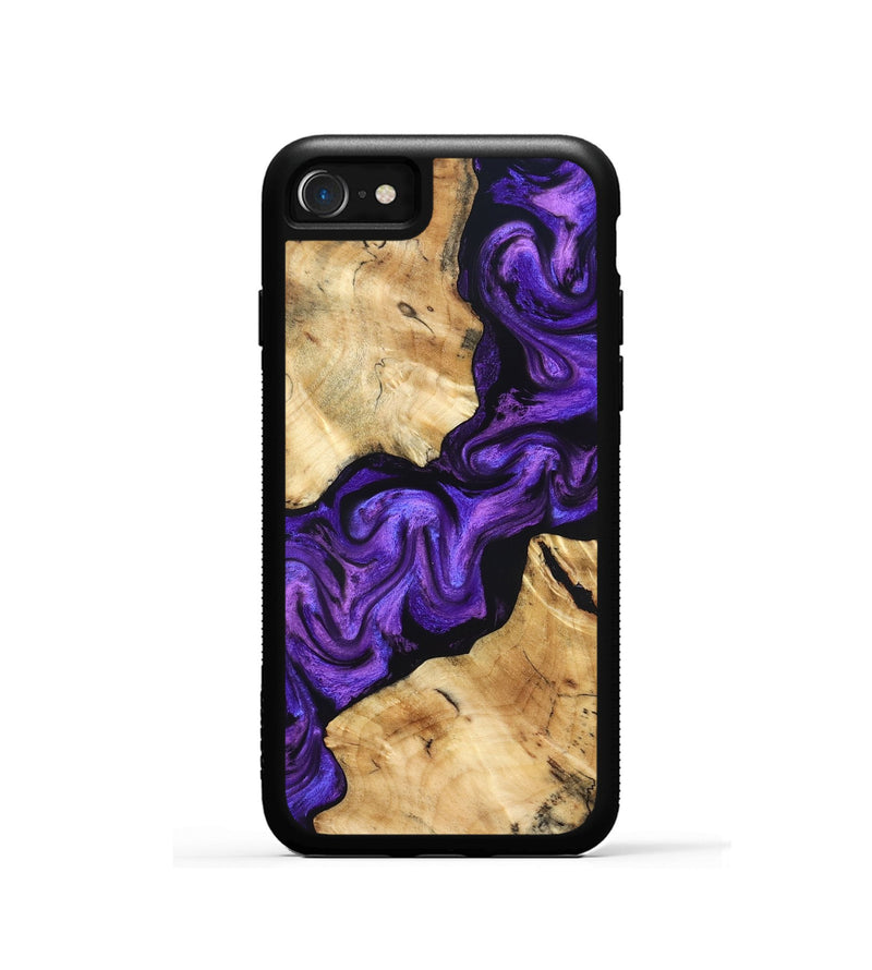 iPhone SE Wood Phone Case - Lucian (Purple, 831783)