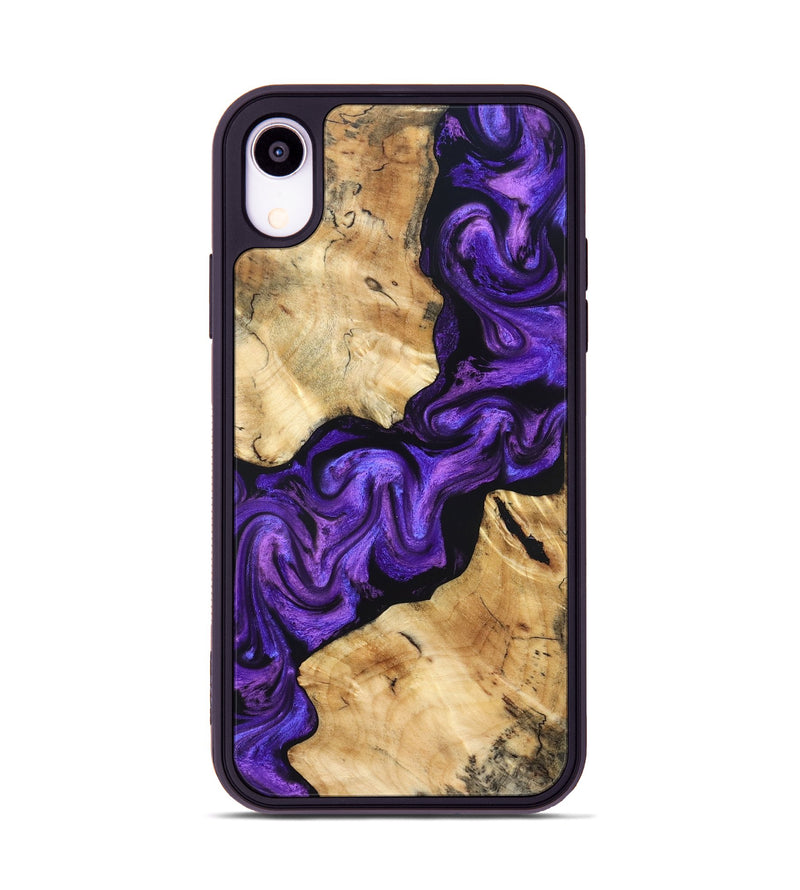 iPhone Xr Wood Phone Case - Lucian (Purple, 831783)