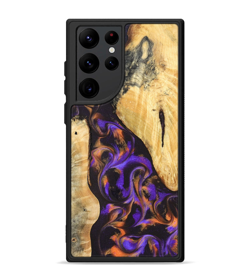 Galaxy S22 Ultra Wood Phone Case - Orrin (Purple, 831785)