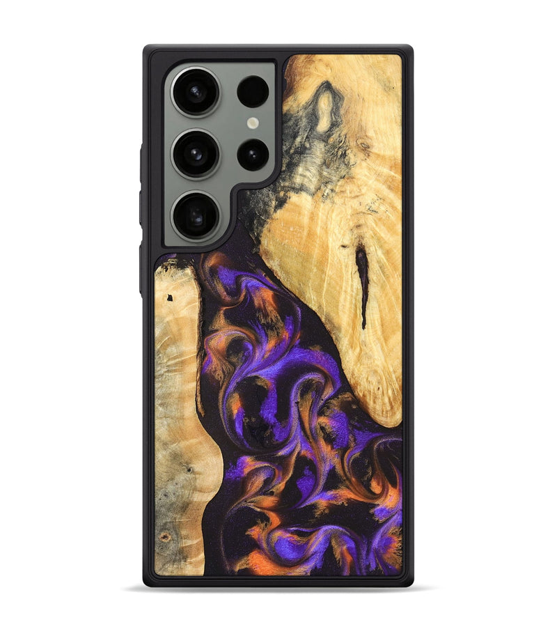Galaxy S24 Ultra Wood Phone Case - Orrin (Purple, 831785)