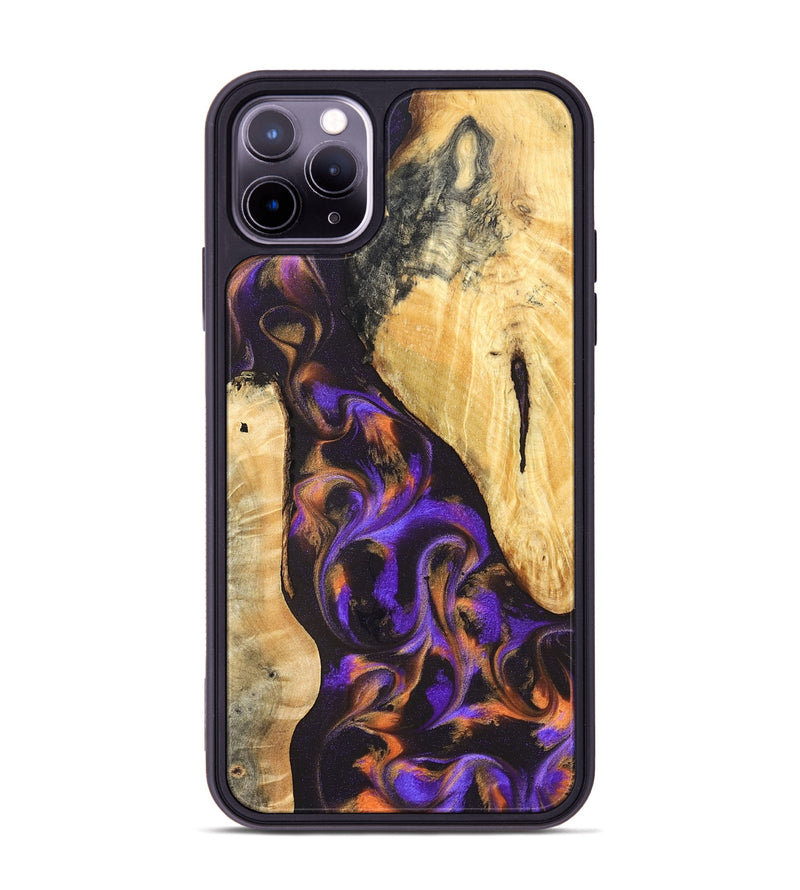 iPhone 11 Pro Max Wood Phone Case - Orrin (Purple, 831785)