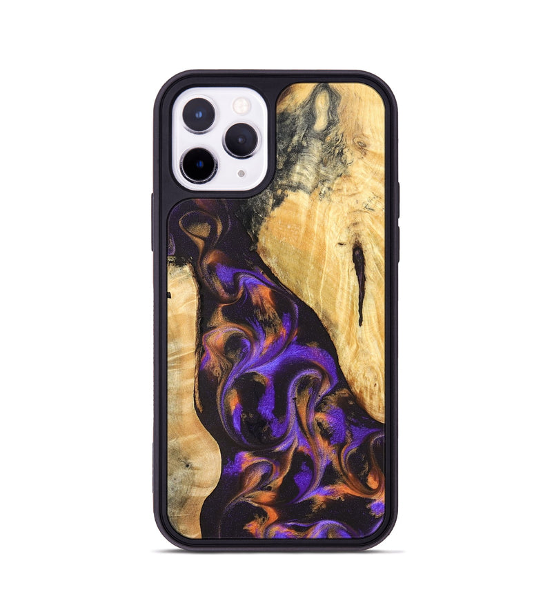 iPhone 11 Pro Wood Phone Case - Orrin (Purple, 831785)