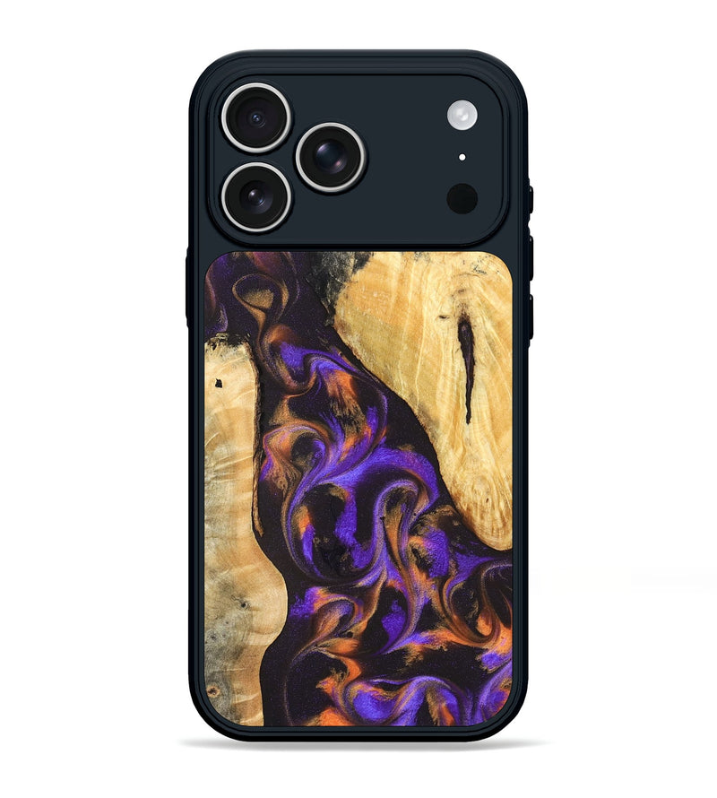 iPhone 17 Pro Max Wood Phone Case - Orrin (Purple, 831785)