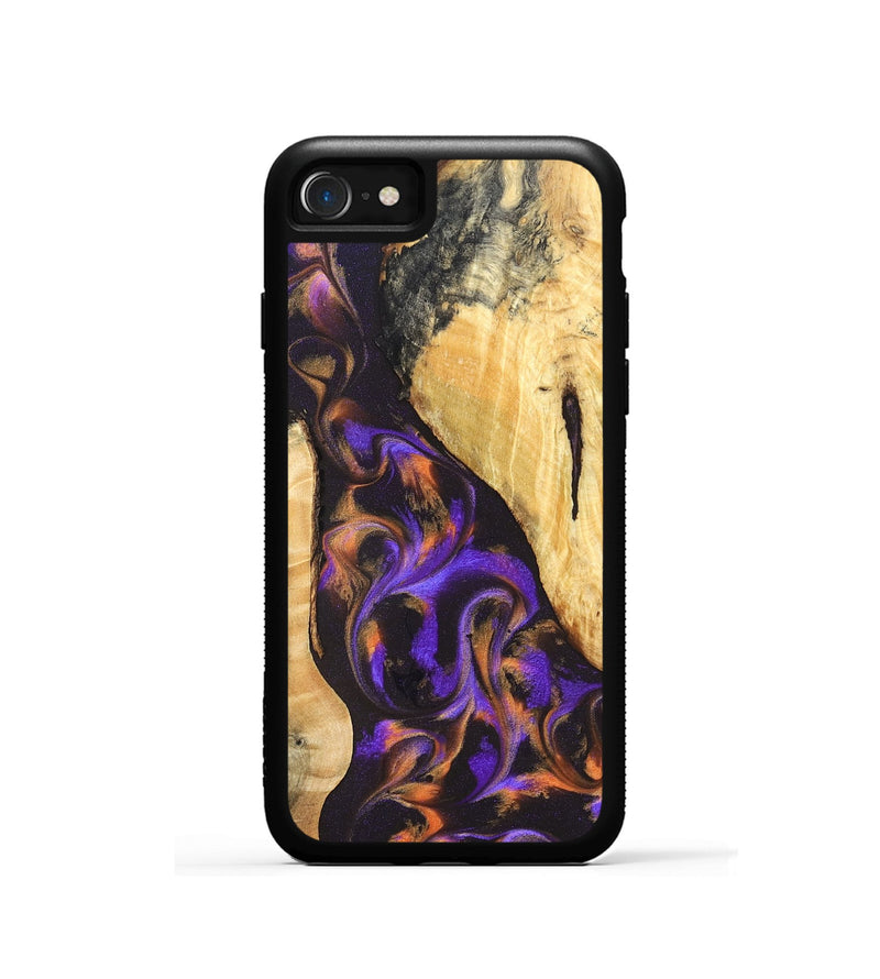 iPhone SE Wood Phone Case - Orrin (Purple, 831785)