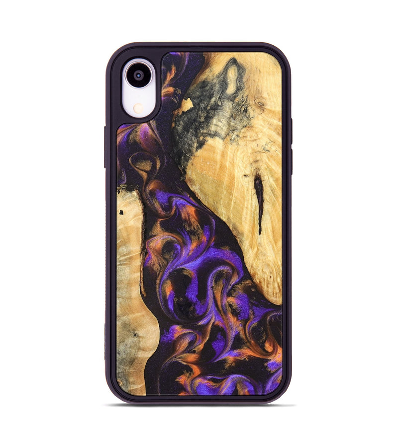 iPhone Xr Wood Phone Case - Orrin (Purple, 831785)